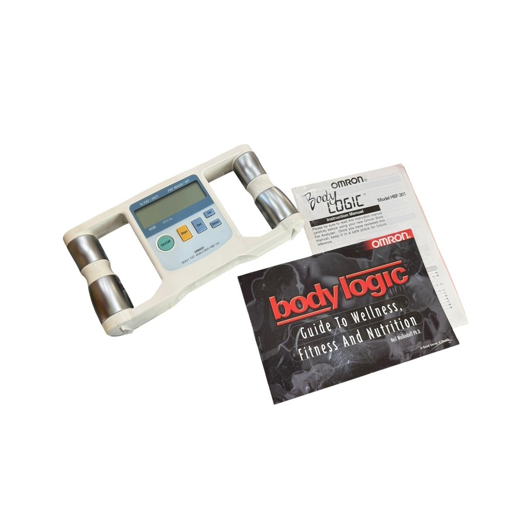 Omron HBF-301 Body Logic Fat Analyzer w/ Manuals Tested and Works
